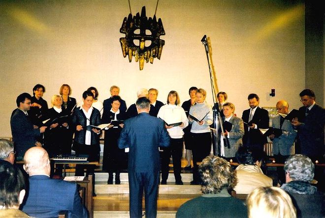 Der Kirchenchor unter Leitung von Alois Plechinger